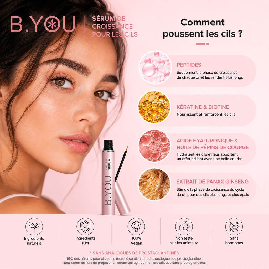 Sérum de Croissance pour les Cils Lash by B.You™