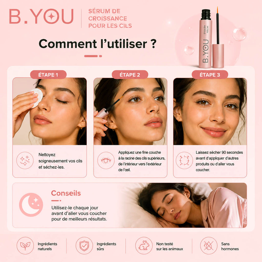 Sérum de Croissance pour les Cils Lash by B.You™